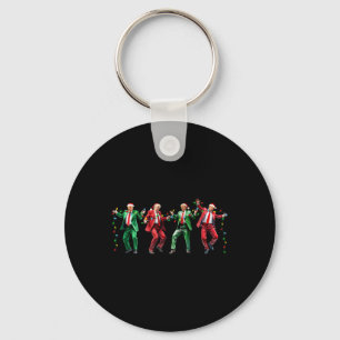 Chaveiro Dança Divertida Trump Papai Noel Natal Xmas Pijama