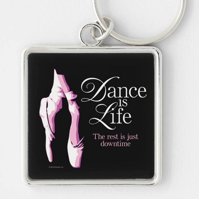 Chaveiro Dança É Vida (Frente)