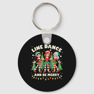 Chaveiro Dança em Linha e Seja Alegre Natal Dançarinos de E