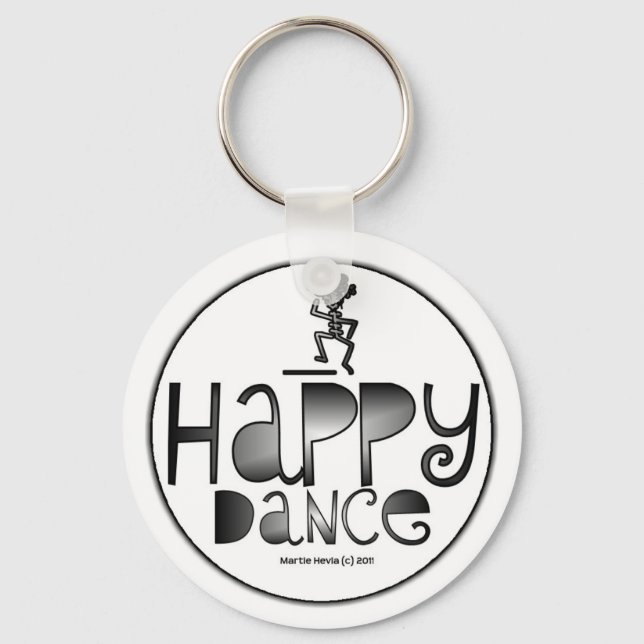 Chaveiro Dança Feliz - Uma Palavra Positiva (Frente)