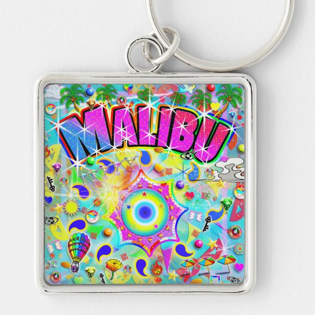Chaveiro Dança Mística de Malibu  (Frente)