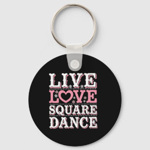 Chaveiro Dança Quadrada de dança Quadrada Dançando Quadrado