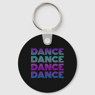 Chaveiro Dança retrô Eu amo dançar Dançarino Adolescente Al