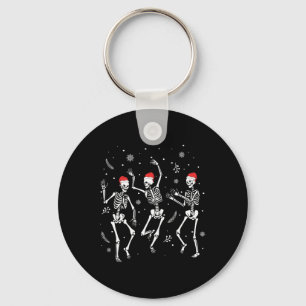 Chaveiro Dançando Skeleton Natal 2025 Spooky Engraçado Chri