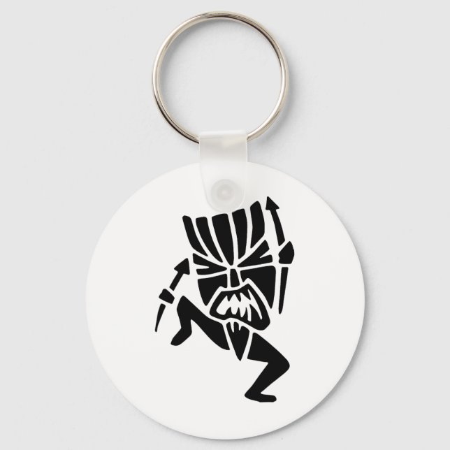 Chaveiro Dançando Tiki Man (Frente)