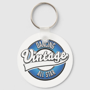 Chaveiro Dançando vintage com todos os logotipos estelares 