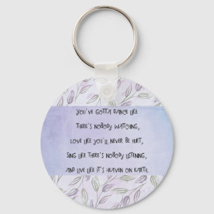 Chaveiro Dançar como ninguém está assistindo