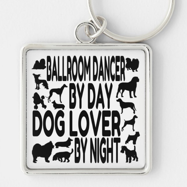 Chaveiro Dançarina de Cachorro Lover Ballroom (Frente)