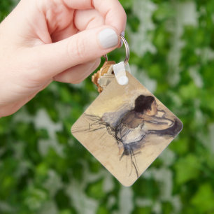 Chaveiro Dançarina de Edgar Degas, Vintage Ballerina Art