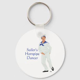 Chaveiro Dançarino de Hornpipe de Marinheiro