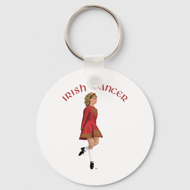 Chaveiro Dançarino Irlandês de Vermelho (Frente)
