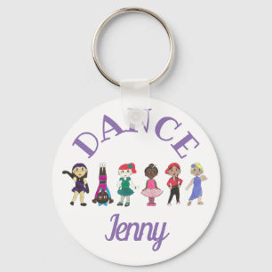 Chaveiro DANCE Tap Jazz Personalizado Ballerina Gift