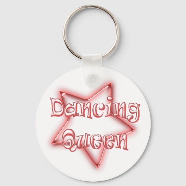 Chaveiro Dancing Queen Girls Pink Logo Key Chain (Frente)