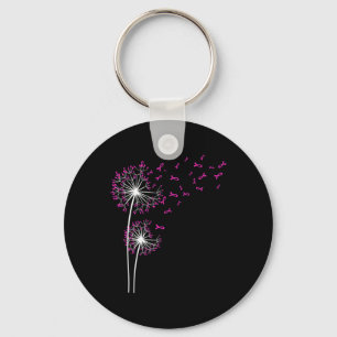 Chaveiro Dandelion Faith Hope ama a consciência do Cancer