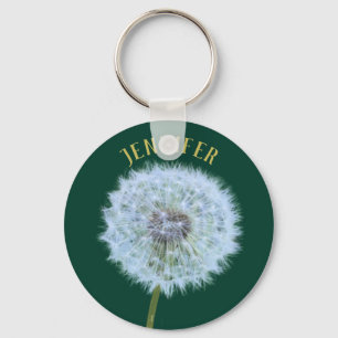 Chaveiro Dandelion Flower Dandelion Clock Personalizado