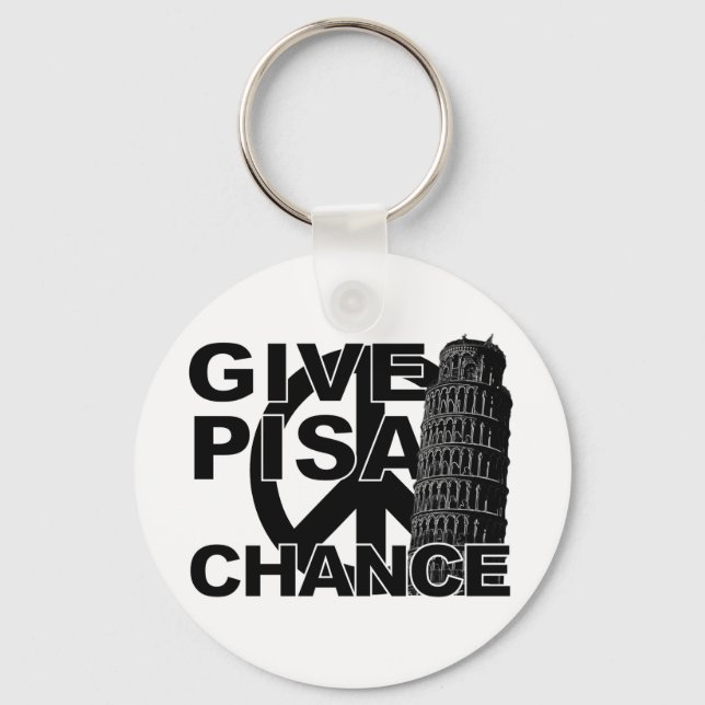 Chaveiro Dar a cadeia chave Pisa Chance (Frente)