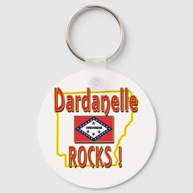 Chaveiro Dardanelle Rocks! (vermelho) (Frente)