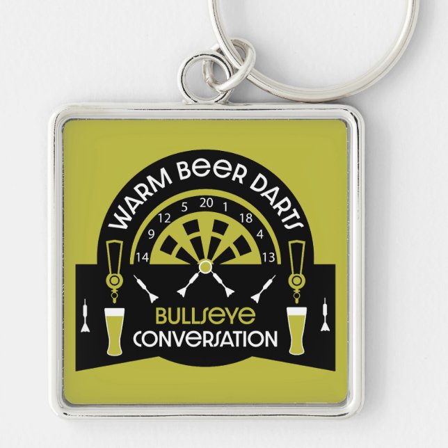 Chaveiro Dardos de Pub Clássicos (Frente)