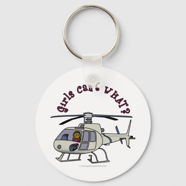 Chaveiro Dark Helicopter Pilot (Frente)