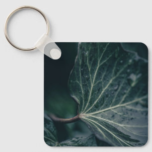 Chaveiro Dark Ivy Leaf Nature Foto