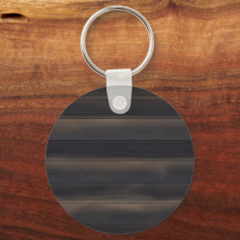 Chaveiro Dark Japandi Madeira Carbonizada Carvão Minimalist