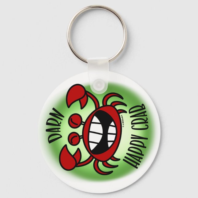 Chaveiro Darn Happy Crab! (Frente)