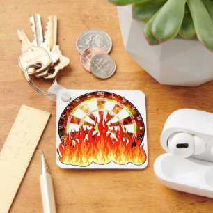 Chaveiro Darts, fogo no jogo no conselho do dardo