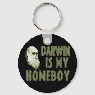 Chaveiro Darwin é meu Ficar em casa
