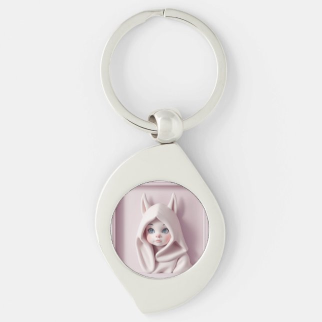 Chaveiro „Das Mädchen im Zaubermantel“ (Frente)