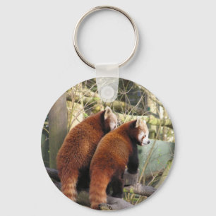 Chaveiro das pandas vermelhas