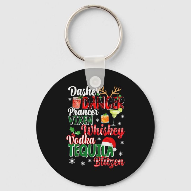 Chaveiro Dasher Dancer Prancer Vixen Moscato Vodka Tequila  (Frente)