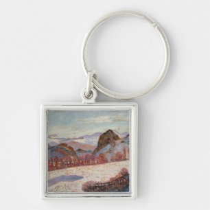 Chaveiro d'Auvergne do St. Sauves, c.1900 (óleo no painel)