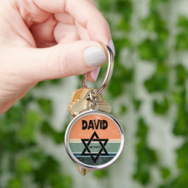 Chaveiro David Hebrew Significa Amado Vintage Sunset