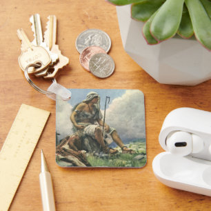 Chaveiro David, o Pastor, por Copping, Vintage Religion