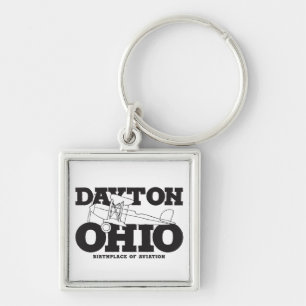 Chaveiro Dayton Ohio Art Birthplace of Aviation Viagem Art