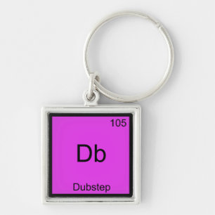 Chaveiro Db - Símbolo de Elemento de Química de Dubstep