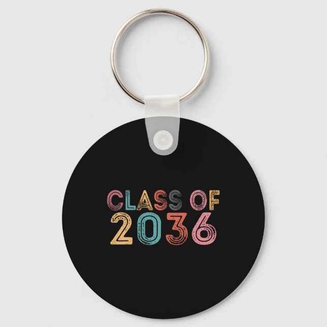 Chaveiro De 2036 Cresce Comigo Para A Graduação 2036 (Frente)
