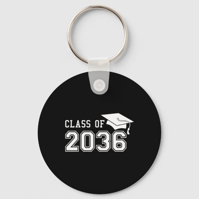 Chaveiro De 2036 Cresceu Comigo No Primeiro Dia De Graduaçã (Frente)