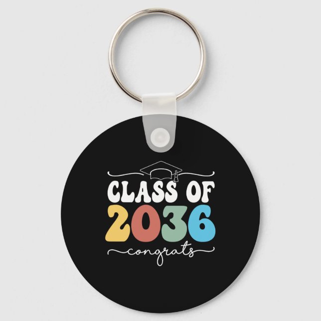 Chaveiro De 2036, O Primeiro Dia De Graduação Cresce Com (Frente)