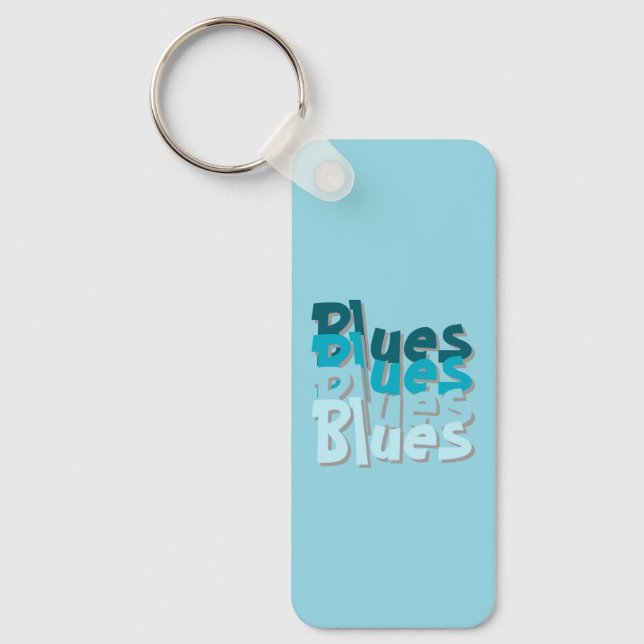 Chaveiro de acrílico Blues (Frente)