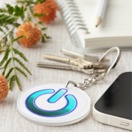 Chaveiro de acrílico de potência do Zer0