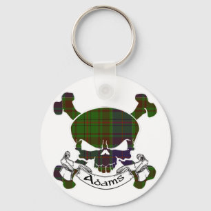 Chaveiro de Adams Tartan Skull