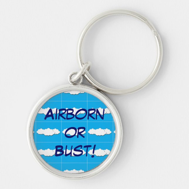 Chaveiro de Airborn ou Bust (Frente)