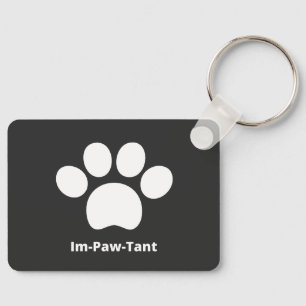 Chaveiro De Alumínio De Retângulo Im-Paw