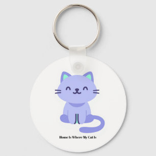 Chaveiro de Amante de Gato Engraçado – Presente Fo