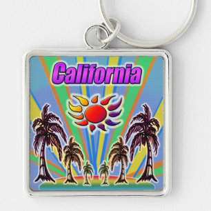 Chaveiro de Amor de Verão da Califórnia