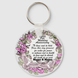Chaveiro de Aniversário de Casamento