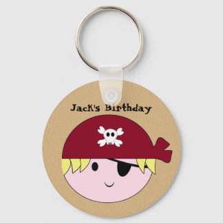 CHAVEIRO de aniversário de piratas personalizadas 