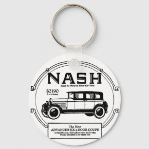 chaveiro de Anúncio de Automóvel 1925 Nash