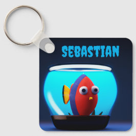 CHAVEIRO DE AQUÁRIO DE PEIXE FOFO PERSONALIZADO